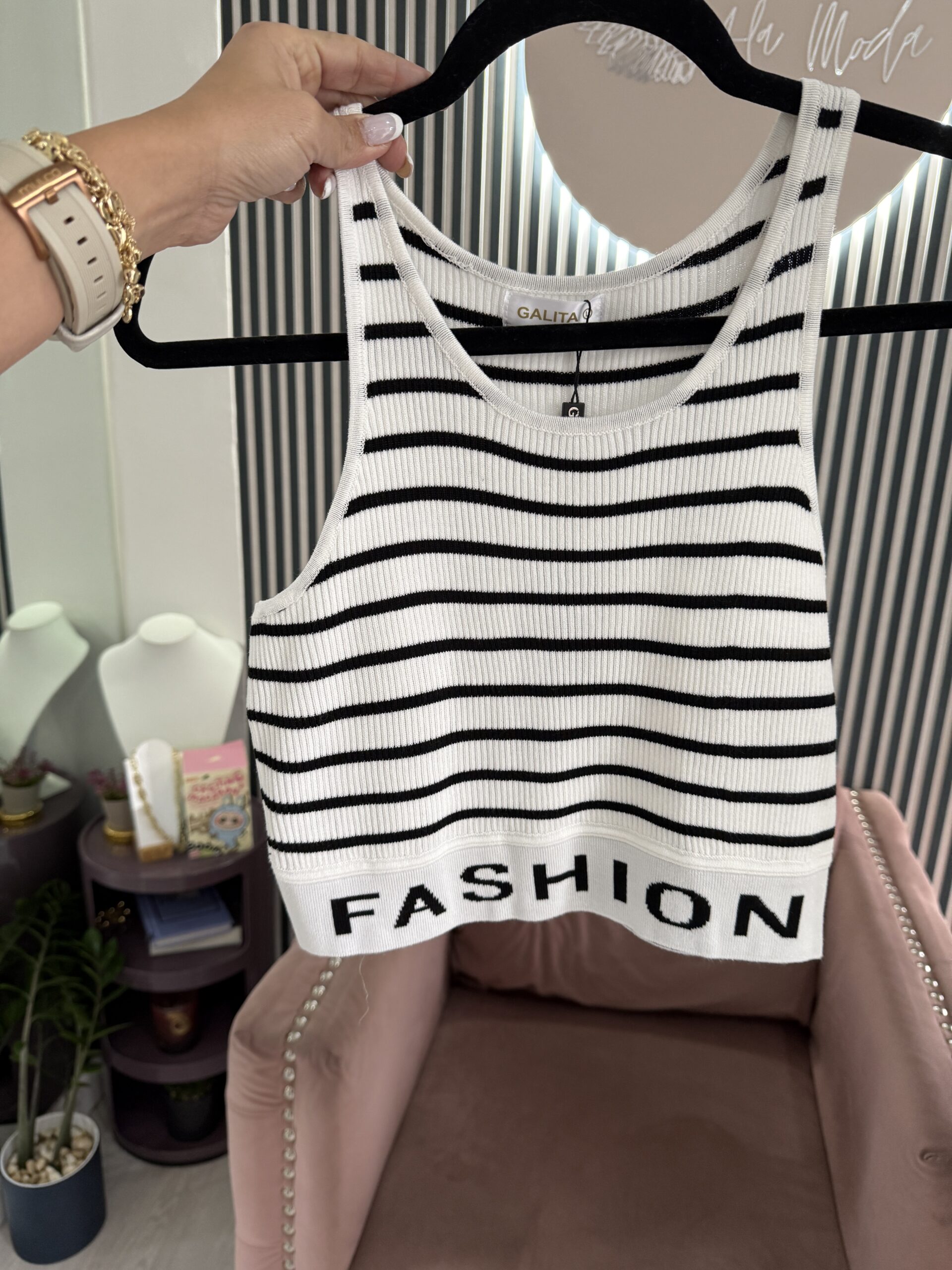 Top Fashion de rayas - Imagen 3