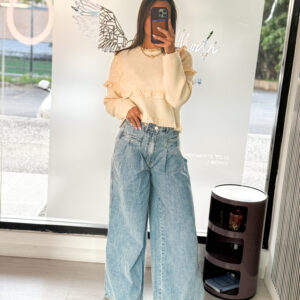 Jean wide leg MABLE