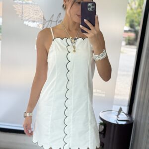 Vestido bordado playero MABLE